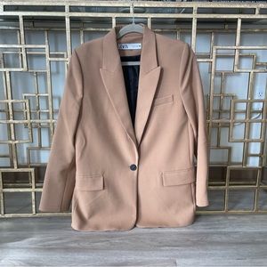 Zara Blazer - Tan/brown size M
